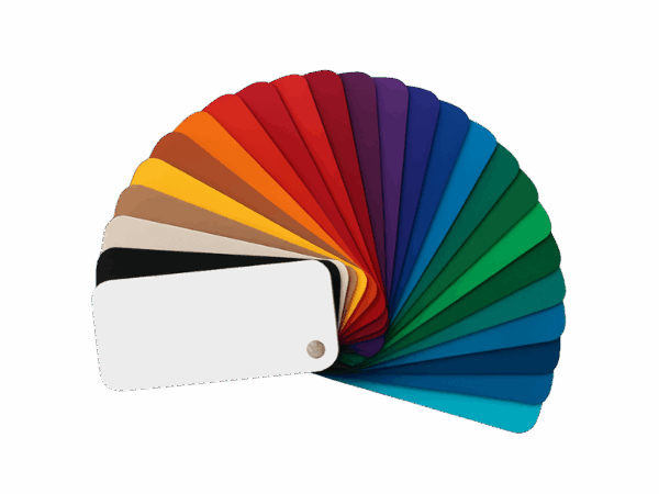 Leverbaar in een breed kleurenscala